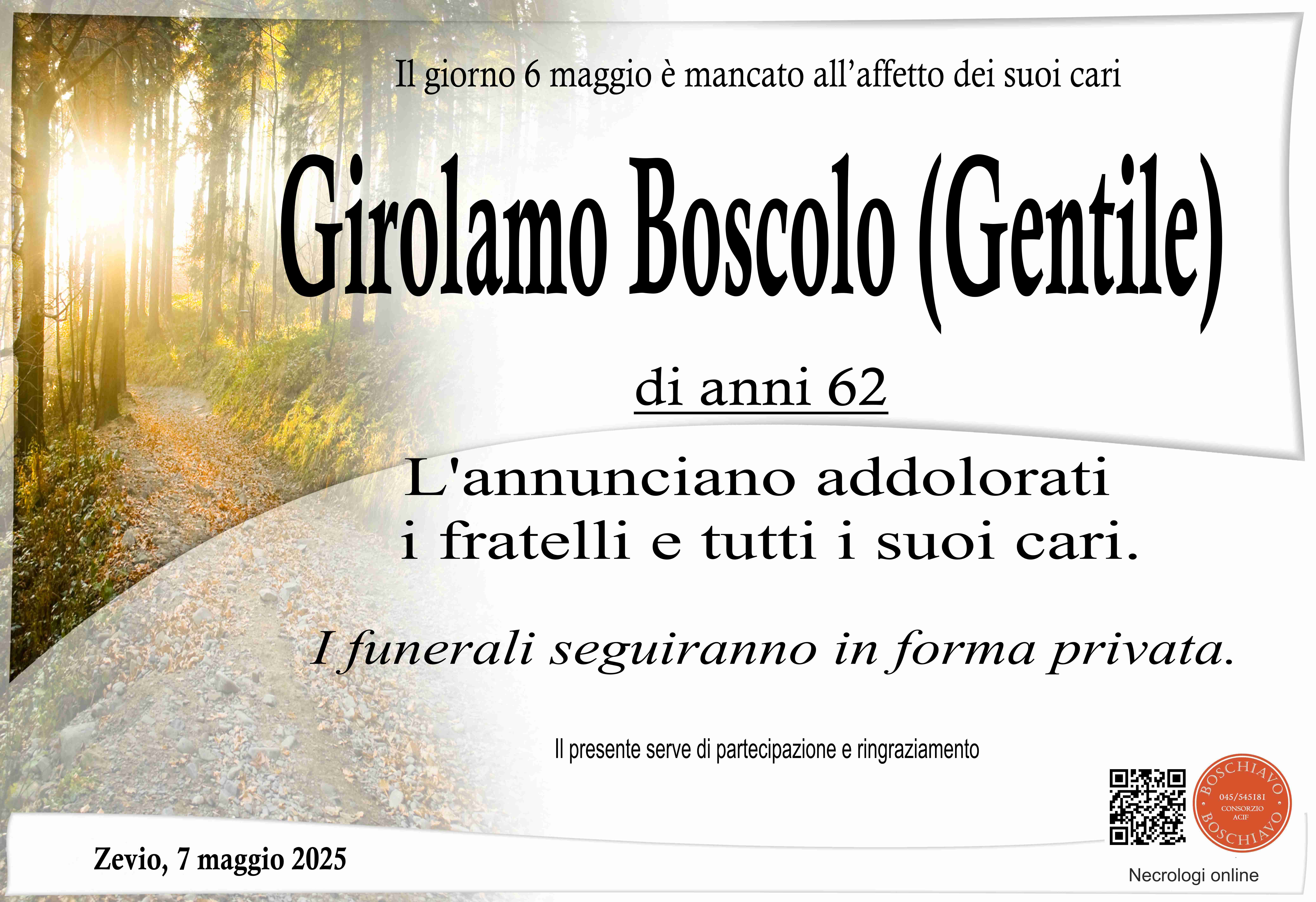 Boscolo Girolamo (Gentile)