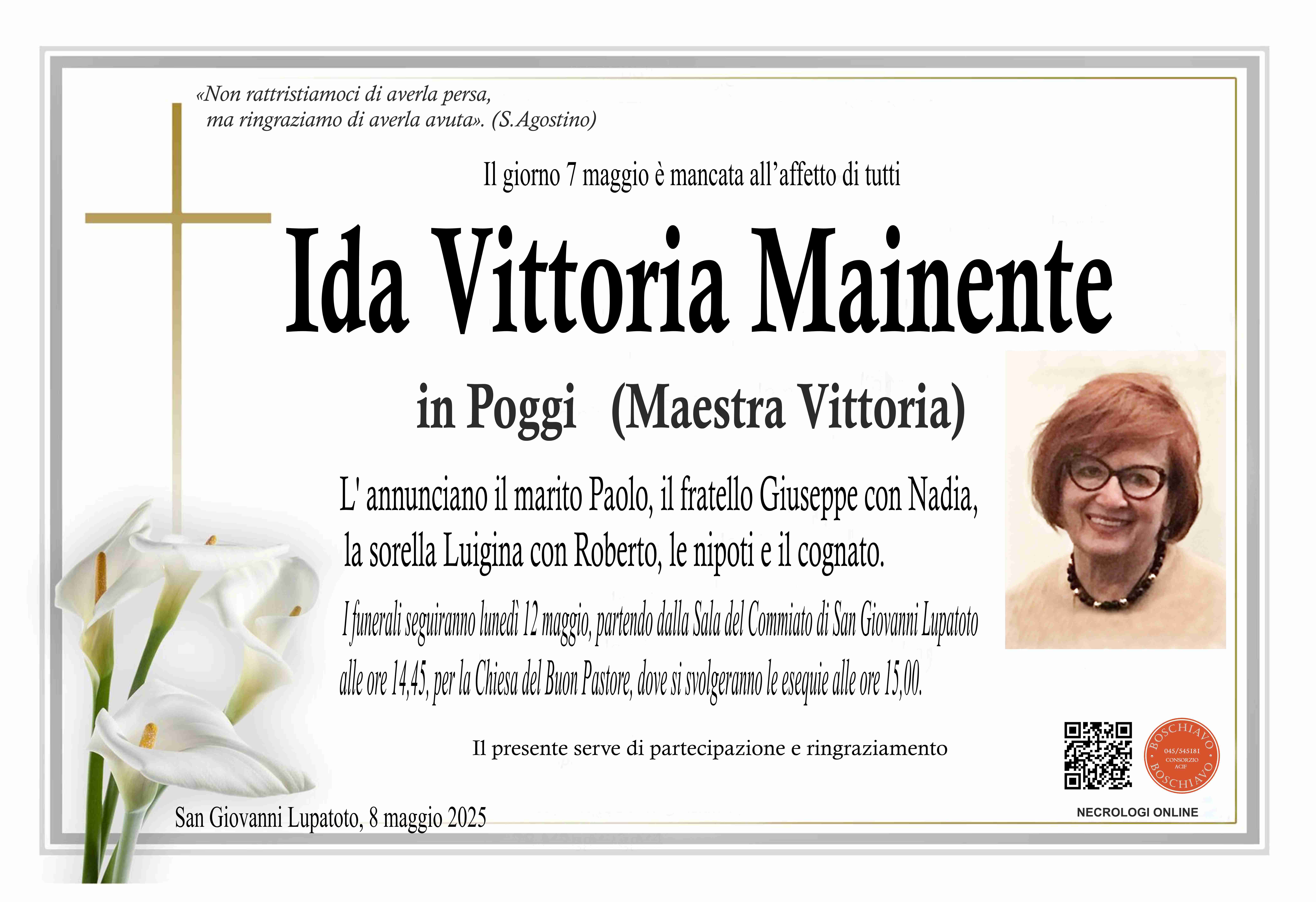 Mainente Ida Vittoria (Maestra Vittoria)