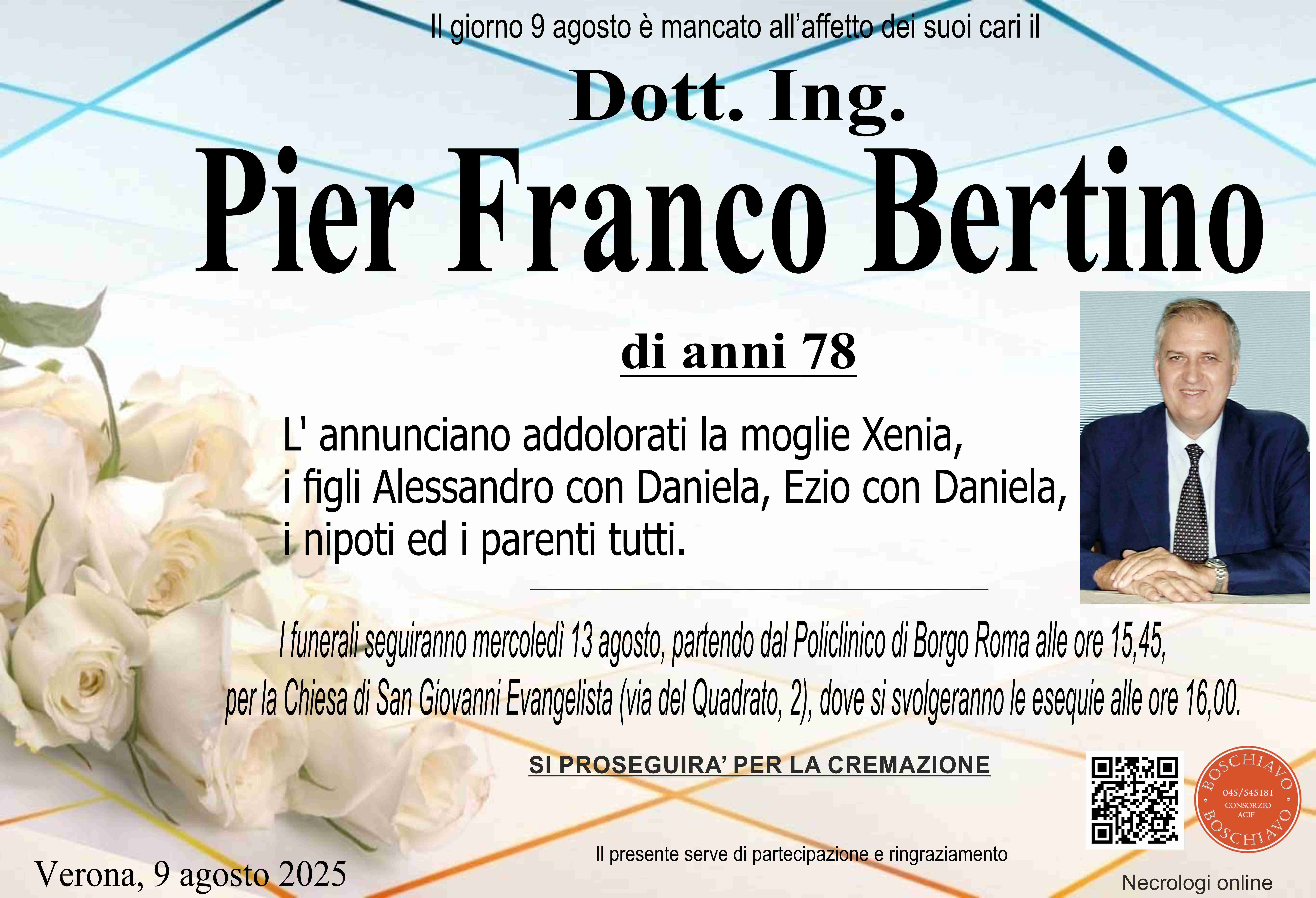 Dott. Ing. Bertino Pier Franco