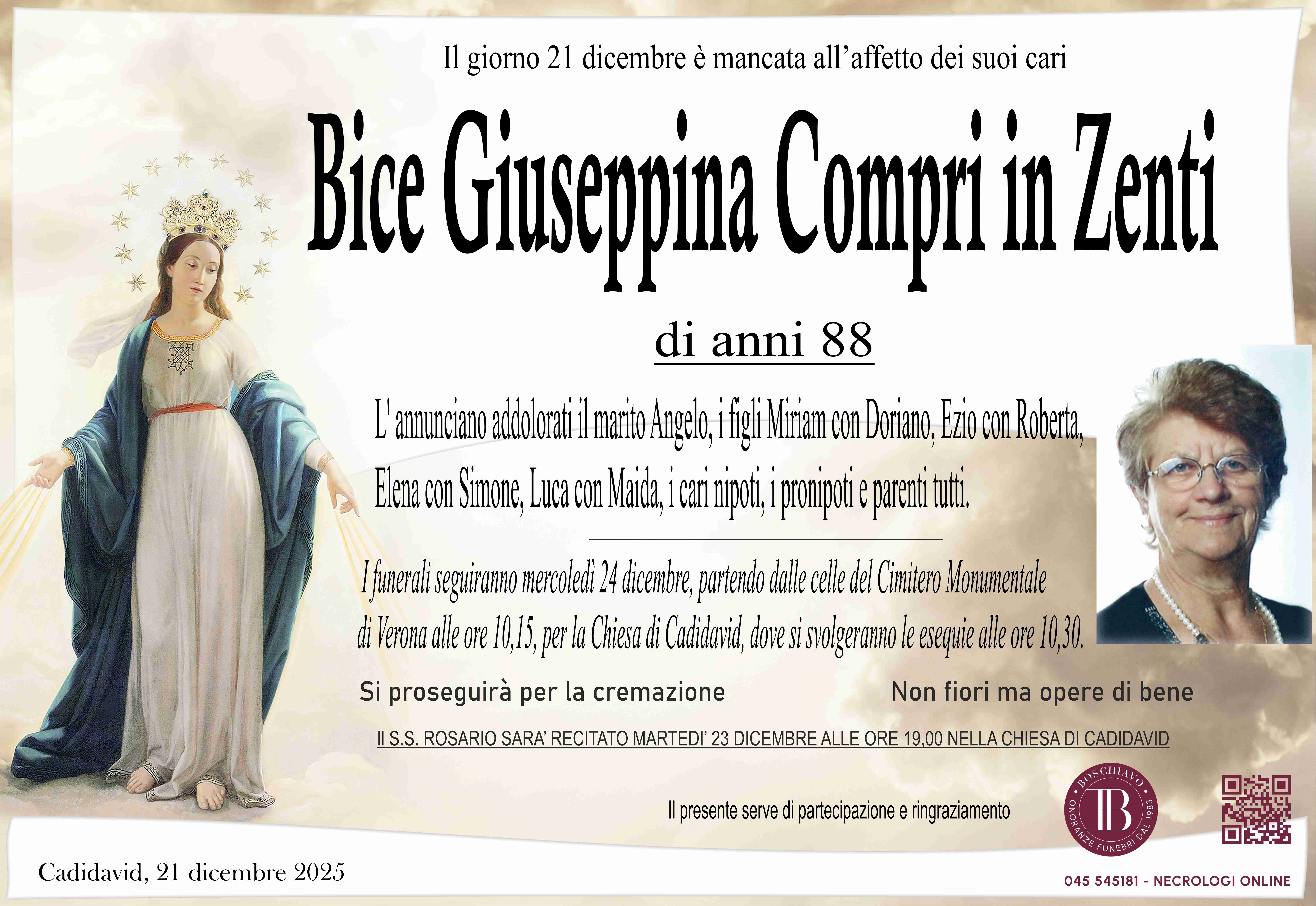 Compri Bice Giuseppina